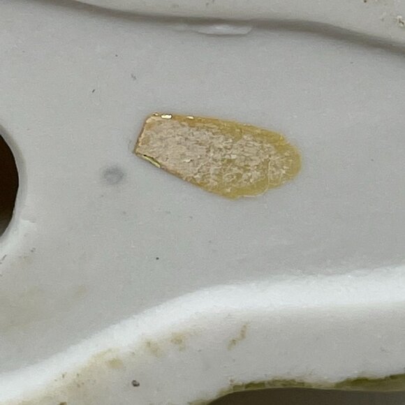 Vintage Ceramic Turtle Figurine Baby Turtle Riding On Back Laying Down Comfy - Picture 7 of 9